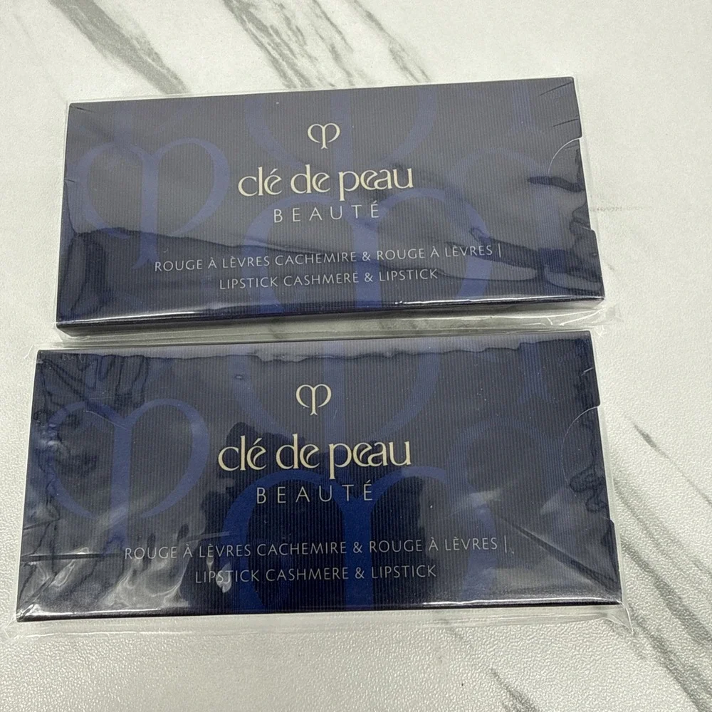 Cle De Peau Rouge A Levres Lipstick Cashmere Set 0.08oz NIB Samples 2pk Sealed